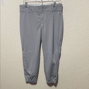 Champro  Women's Gray Athletic/ Baseball Pants. Good Condition. Size L.